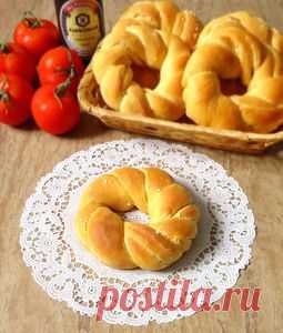 Томатные бублики с кунжутом (постные). Рецепт c фото, мы подскажем, как приготовить!