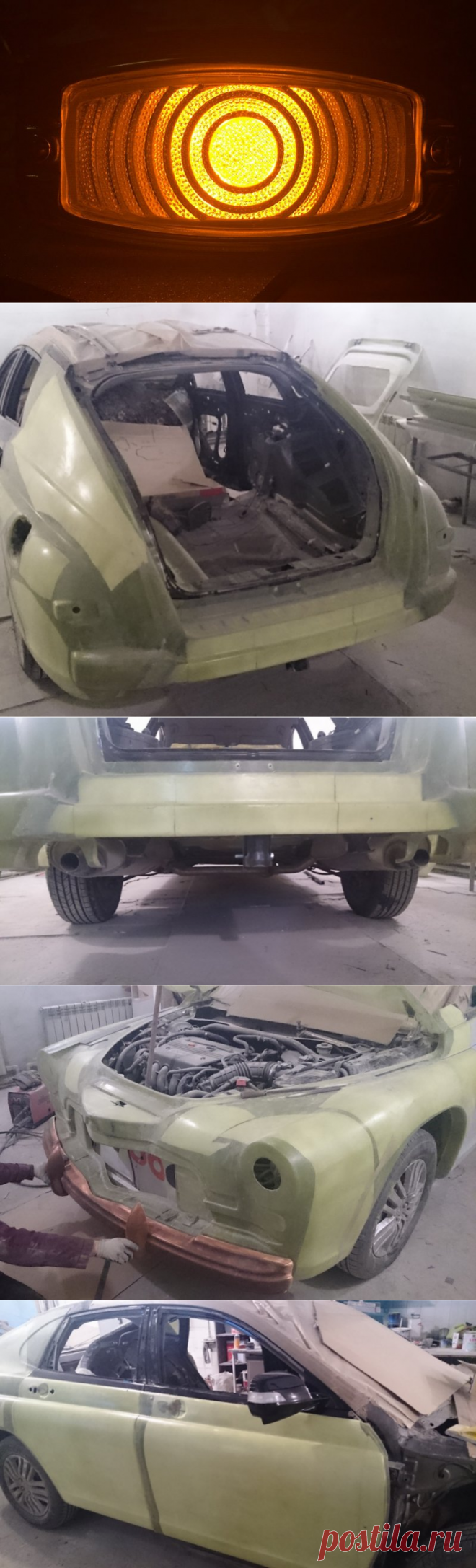 Honda Crosstour в облике ГАЗ М-20 "Победа"