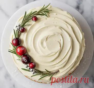 Готовим торт с клюквой