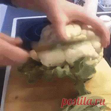 Цветная капуста в сливочном соусе