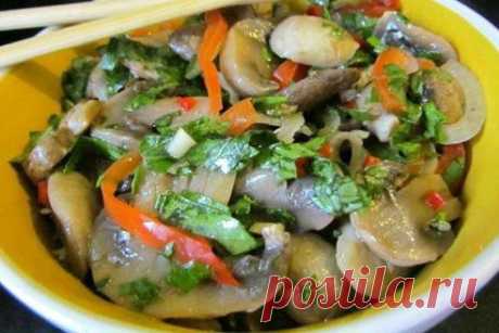 Один из вкуснейших шедевров корейской кухни! &quot;ШАМПИНЬОНЫ ПО-КОРЕЙСКИ&quot; Просто пальчики оближешь! Смотрите рецепт на сайте...&gt;&gt;&gt;&gt; https://goo.gl/FHl95P