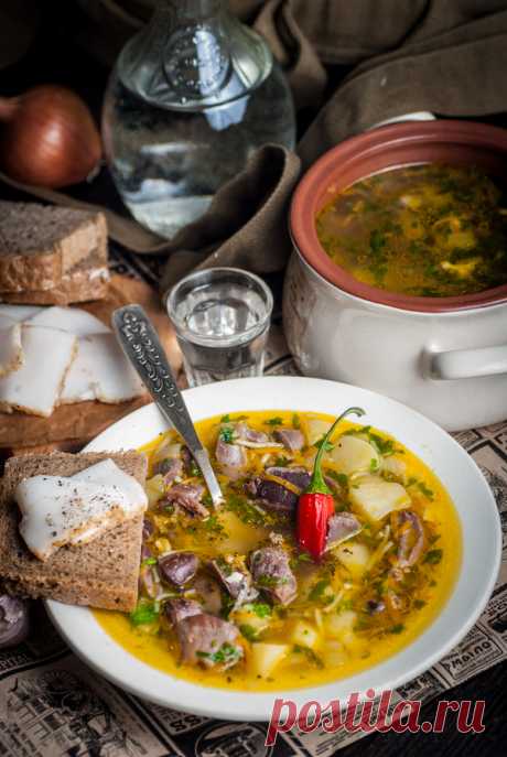 Суп с потрошками для Глеба Жеглова. &quot;Литературная кухня&quot;. | Пикабу