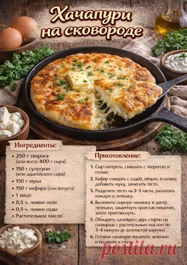 Хачапури на сковороде