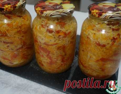 Салат из капусты на зиму – кулинарный рецепт