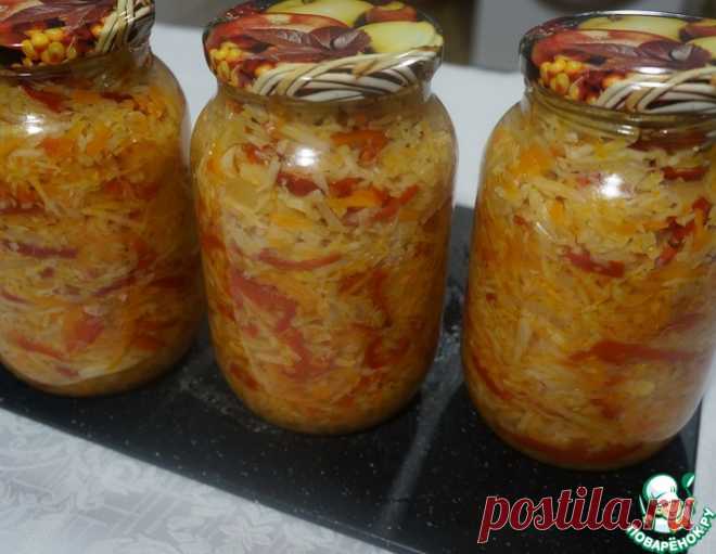 Салат из капусты на зиму – кулинарный рецепт