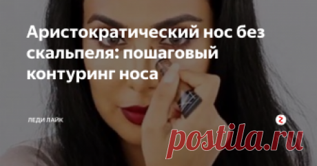 Аристократический нос без скальпеля: пошаговый контуринг носа Алгоритм исправления неидеального носа