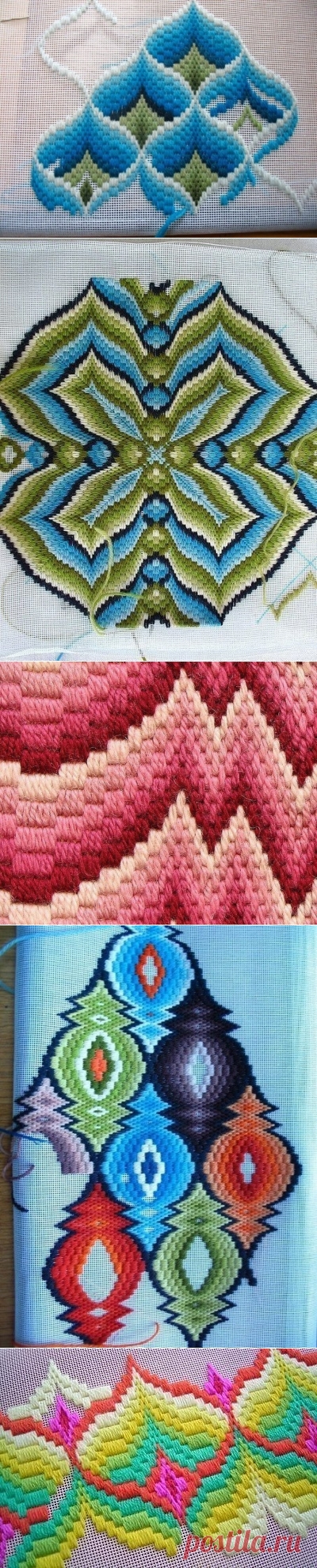 Вышивка в итальянском стиле