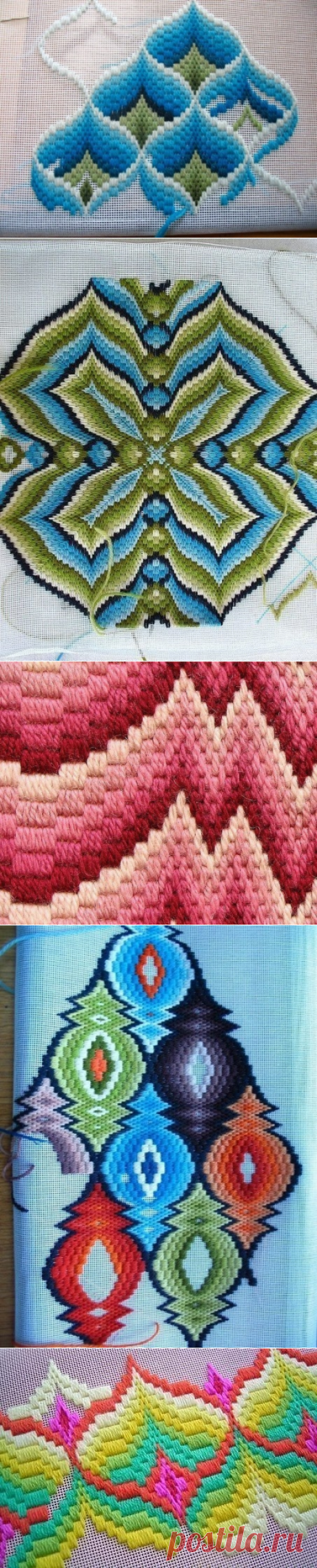 Вышивка в итальянском стиле