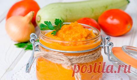 Кабачковая икра без томатной пасты и уксуса ­– просто и вкусно