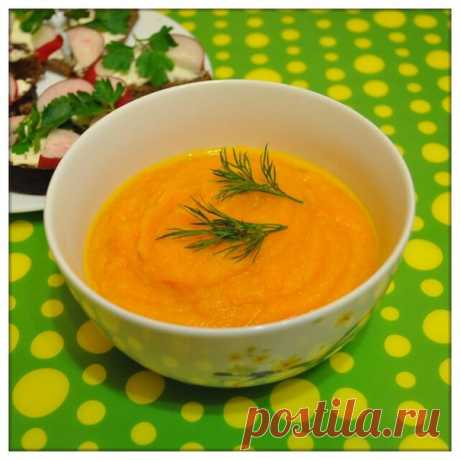 Нетривиальный и очень вкусный "Морковно-яблочный суп"