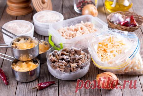 Как заморозить жюльен