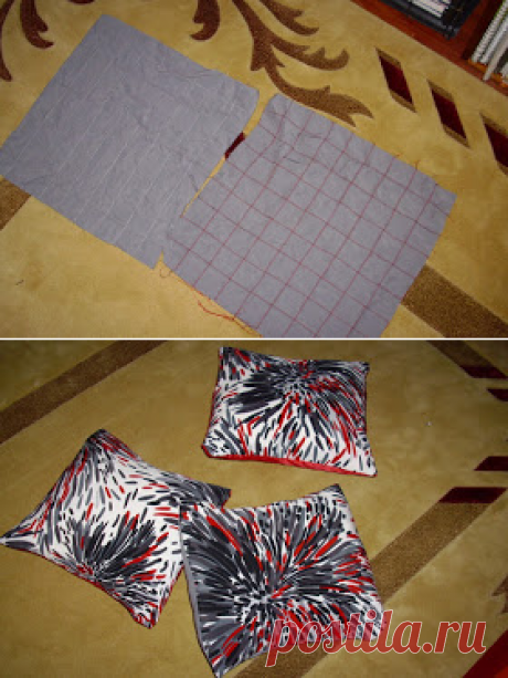 Made in dali:  pillow and for bathroom.
Parçaladum O'ni