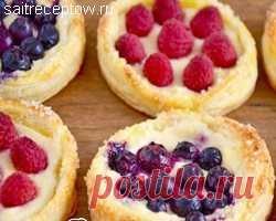 Пирожные из слоёного теста | Сайт рецептов