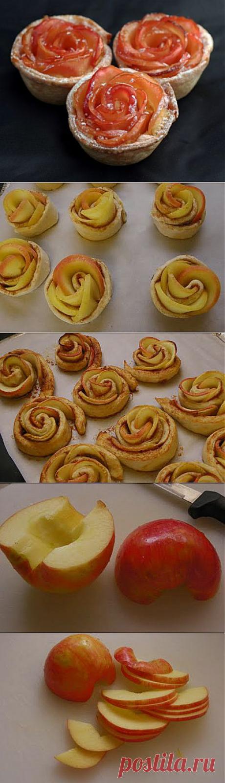 Булочки с корицей — яблочный вариант