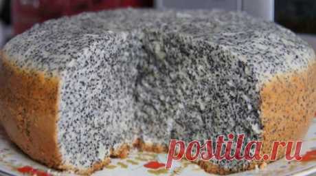 Вкуснейший пирог маковник. Очень вкусный и полезный десерт, а готовится просто и быстро!