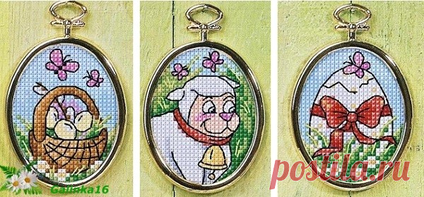 Украшаем детскую. Вышитые медальончики..