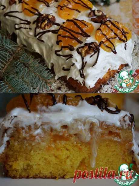 Пирог с мандаринами.