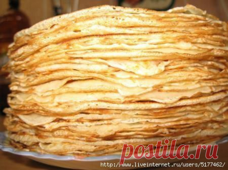 Разливные блинчики