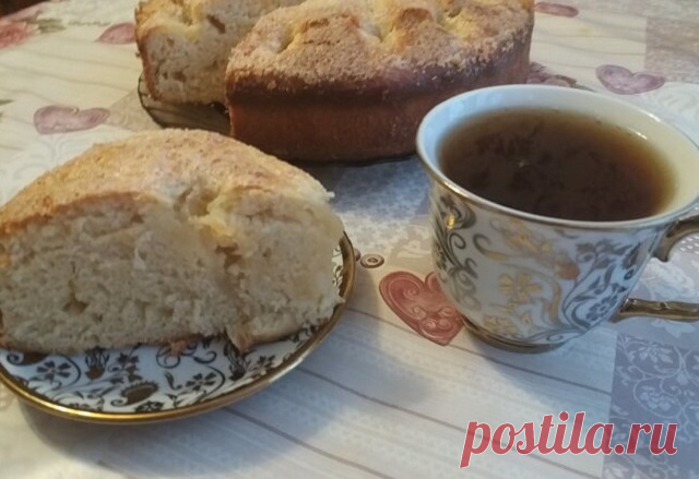 Сахарный пирог со сливками – безумно вкусный и простой!