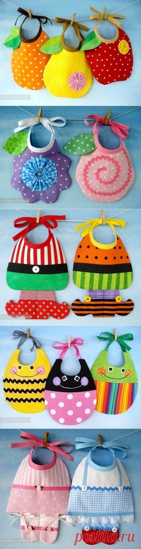 Красивые детские нагрудники. Bib baby ~ HandMadiya.com
