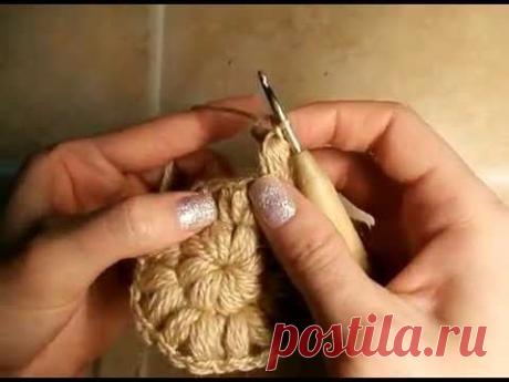 2 Как связать теплую шапочку, донышко, 3 ряд
