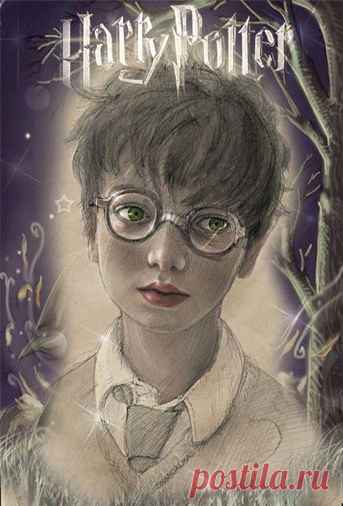 Изумительная работа Skandalika "Гарри Поттер".