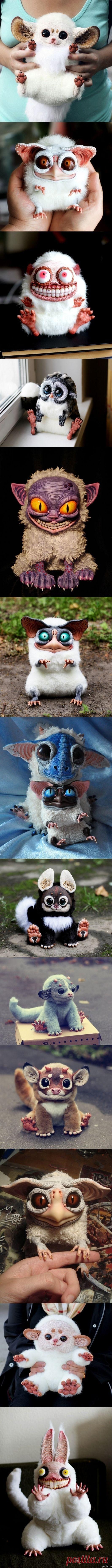 Российский мастер игрушек и художница под ником Граф Santaniel делает совершенно невероятные игрушки.