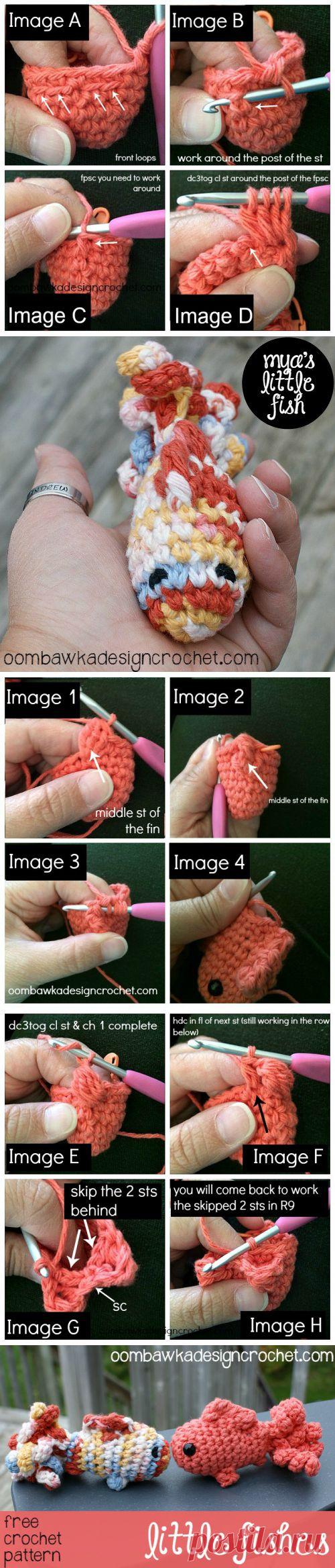Немного Амигуруми Рыбы • Oombawka Дизайн-Вязание Крючком