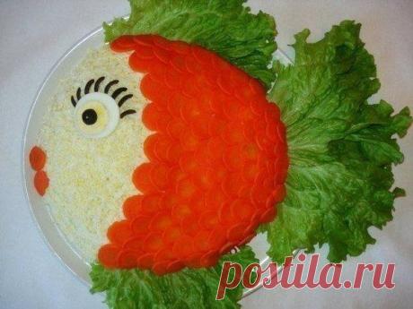 Салат «Золотая рыбка»