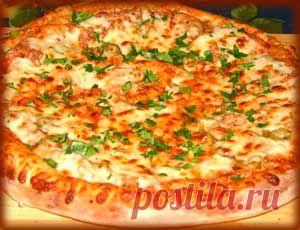 Рецепт приготовления пиццы с курицей и сыром моцарелла