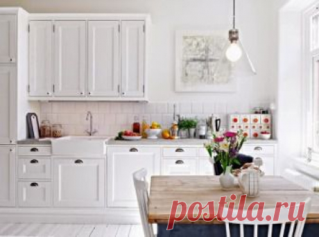 Белая кухня: 6 преимуществ + 40 вдохновляющих фото | Роскошь и уют