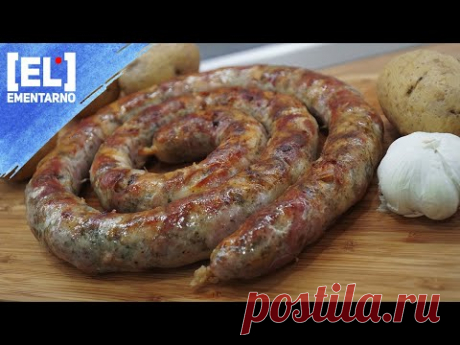Домашняя Колбаса УКРАИНСКАЯ С ЧЕСНОКОМ из Свинины Рецепт КАК ПРИГОТОВИТЬ ДОМАШНЮЮ КОЛБАСУ