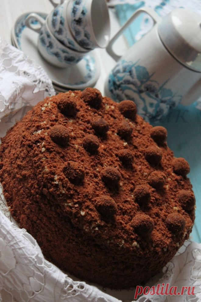 Шоколадный медовик