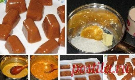 Ириски &quot;Тянучки&quot; на топлeном молоке