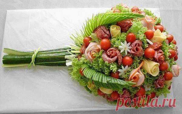 Букет из овощей.