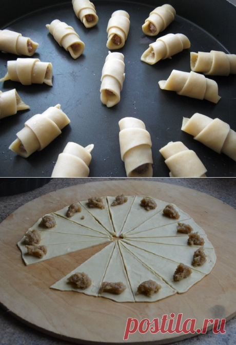 Как приготовить бакинские мутаки. Вкусные рогалики с необычной начинкой.