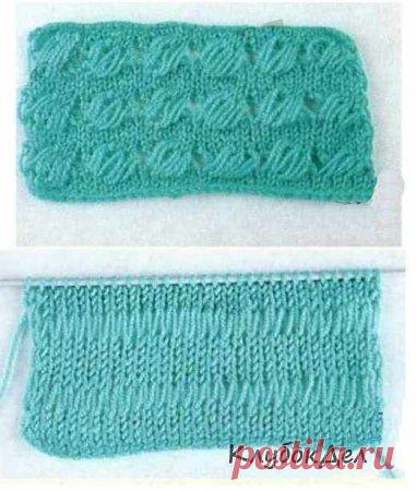 Мастер-класс «Узоры из вытянутых петель». Обучение вязанию спицами для начинающих