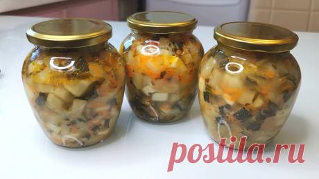 Эти кабачки покорили всех. Заготовка, на которую ушли все запасы кабачков. Быстрый рецепт .