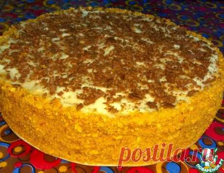 Медовик с вишней и шоколадом – кулинарный рецепт