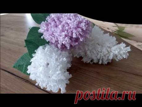JAK ZROBIĆ KWIATEK BZU Z BIBUŁY   tutorial PAPER  FLOWER DIY