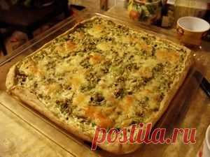 Лоранский пирог с баклажанами