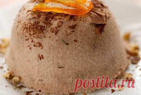 Шоколадная пасха с цукатами