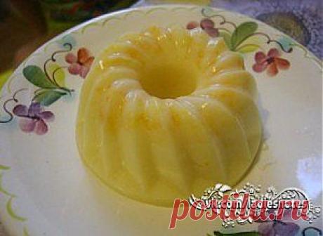 Апельсиновая панакота. Диетический вариант.