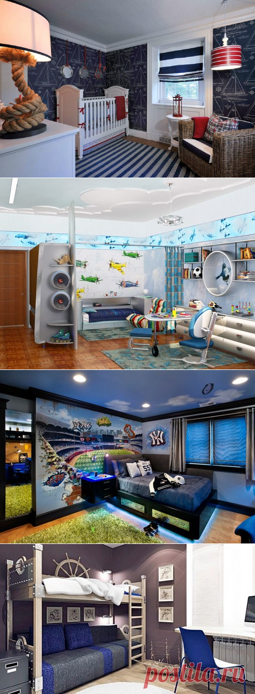 Дизайн детской для мальчика фото, дизайн детской комнаты для мальчика подростка идеи