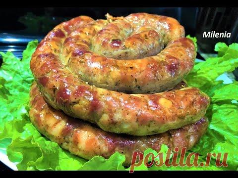 Домашняя Колбаса ПРАЗДНИЧНАЯ без нитритной соли. Эту колбасу обожают все! Минимум ингредиентов.