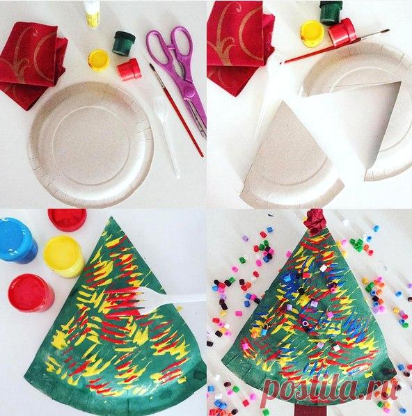 Идея для самых маленьких! #Новый_год_2017@roditeli_i 

НЕТРАДИЦИОННЫЕ ТЕХНИКИ РИСОВАНИЯ. Еще из картонной тарелки можно сделать вот такую елочку. А потом раскрасить ее в разные цвета с помощью пластиковой вилки.