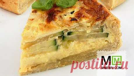 Пирог с кабачками и сыром - кулинарный рецепт. Миллион Меню