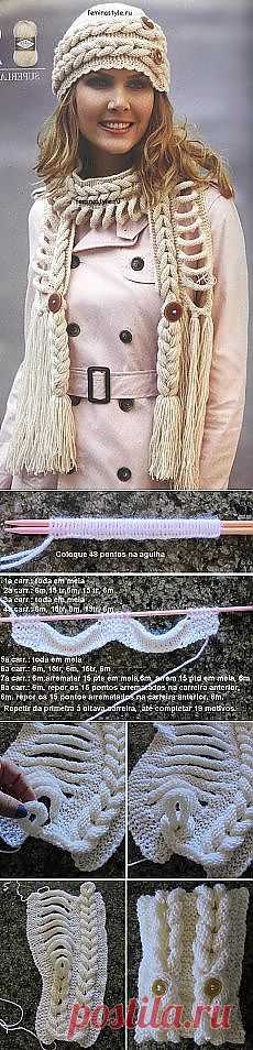 Поиск на Постиле: шарфы и шапки спицами