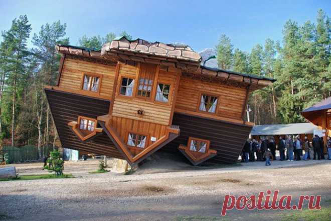 Перевёрнутый дом в Шимбарке (Пол.)