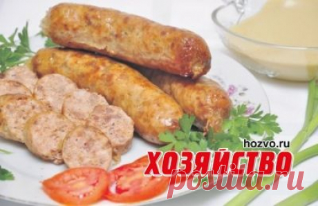 Как приготовить баварские колбаски. Рецепт с пошаговым фото. Это колбаса точно без консервантов и красителей и готовится на раз-два - готово!!!